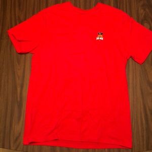 NIKE BB FRENZY RED TEE LARGE